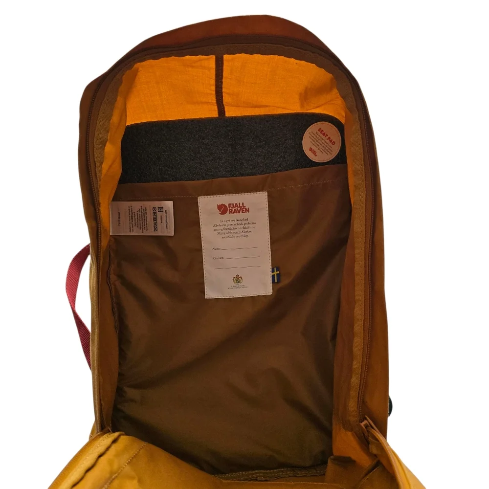 Fjallraven | Kanken Classic Backpack for Everyday | Acorn/Ox Red - Picture 9 of 14